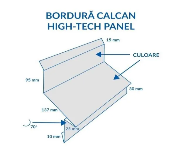 Blachotrapez Bordură calcan High-Tech Panel