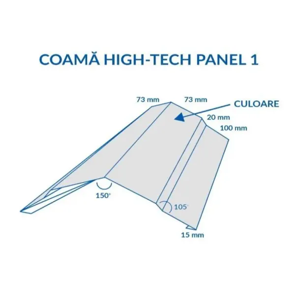 Blachotrapez Coamă High-Tech Panel 1