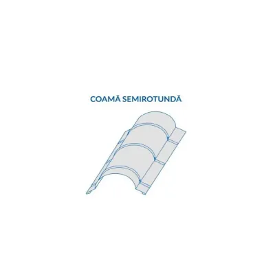Coamă semirotundă